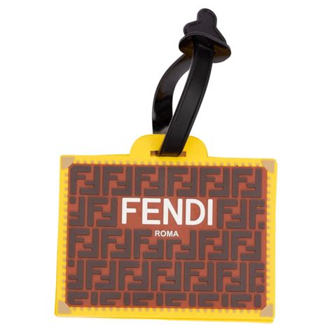 fendi mini suitcase|fendi luggage tag.